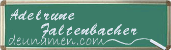 Adelrune Faltenbacher Visitenkarte